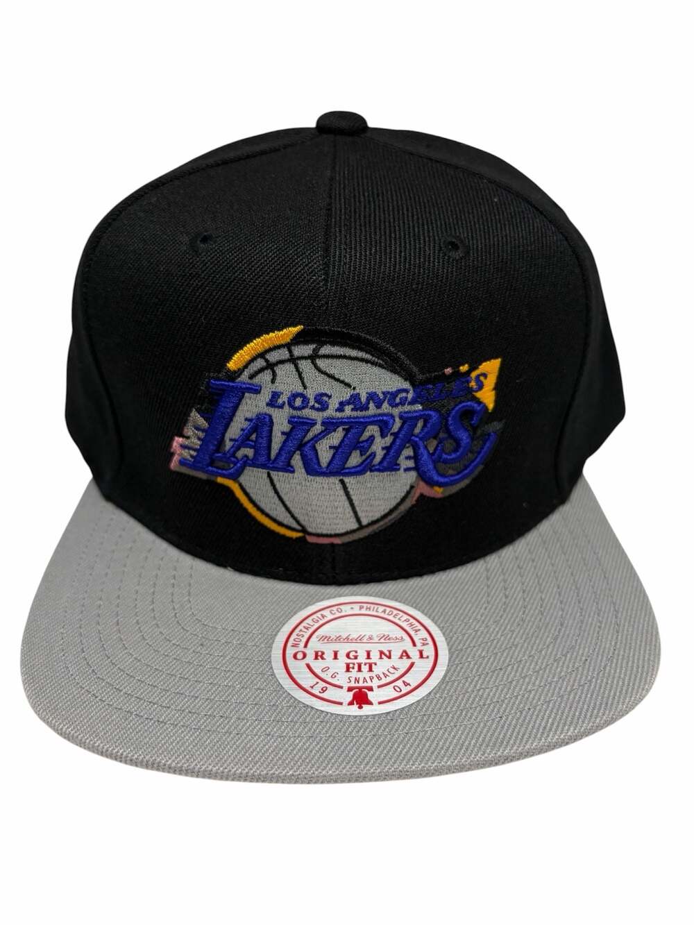 Mitchell & Ness Los Angeles Lakers NBA Snapback Hat One Size